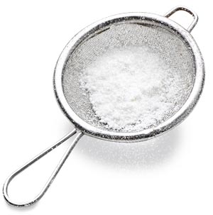 Sieve with Icing Sugar